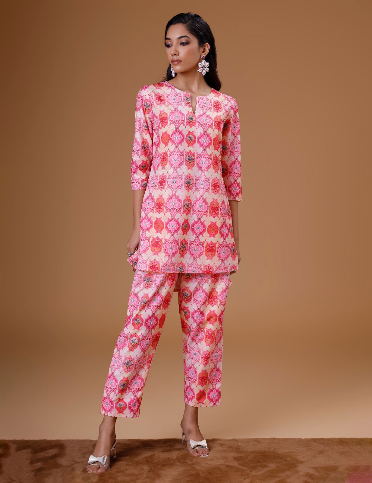Soan FF Designer Rayon Cotton Digital Printed Cord Set Wholesale Shop In Surat
